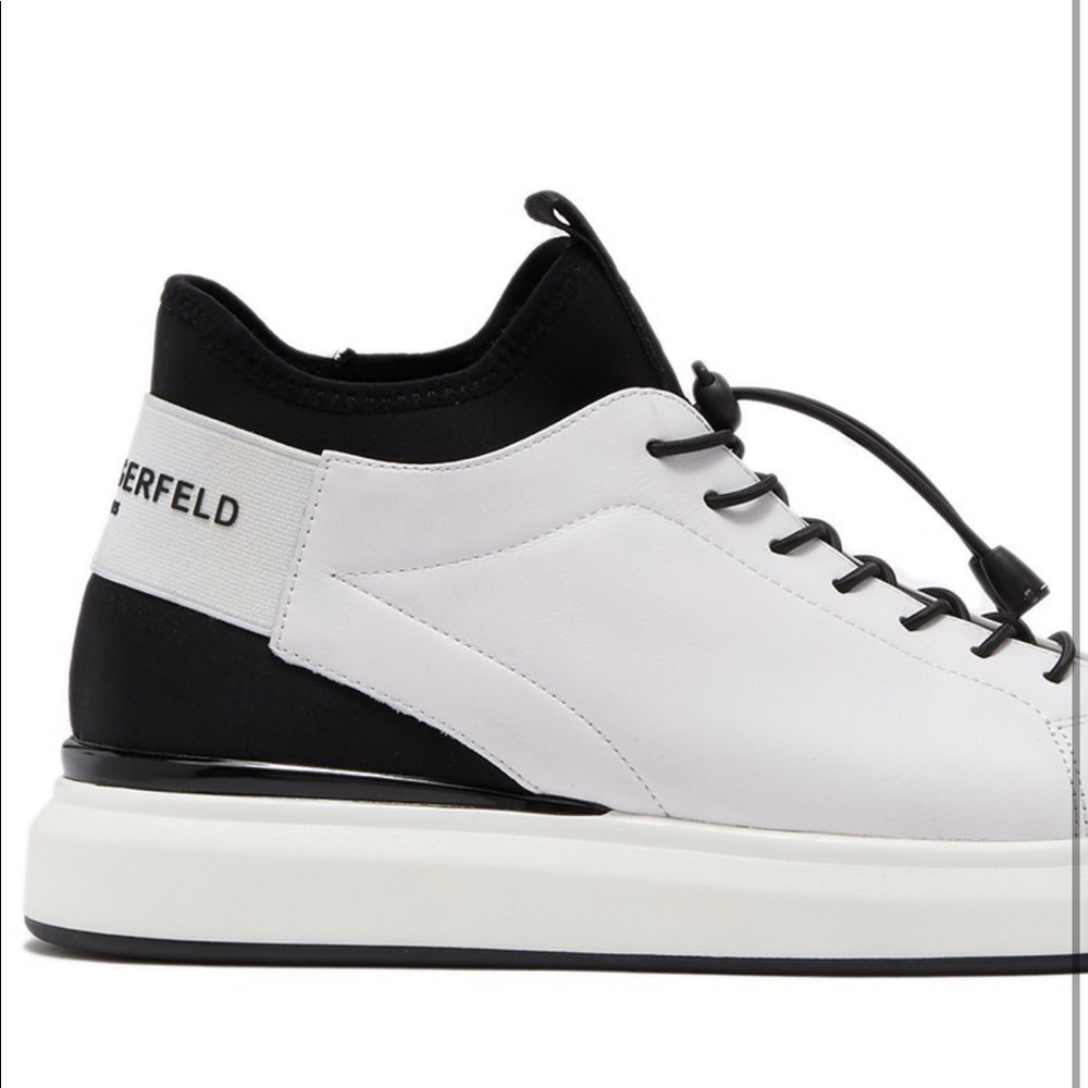 Karl Lagerfeld Paris
Leather High-Top Sneaker